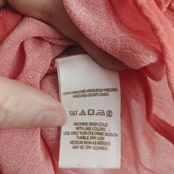 Free People Crinkle Split Back Blouse Tee - Picture 14 of 14